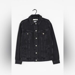 Topshop Denim Jacket black